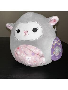 Squishmallows ELEA Easter Lamb Floral Belly Plush Brand New With Tags